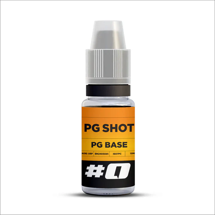 AuNic 0mg Shot (PG), 10ml