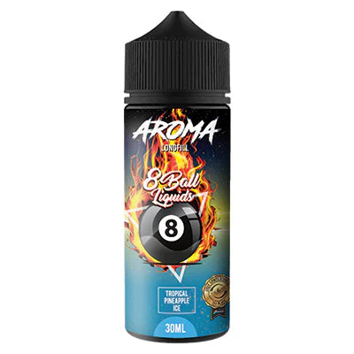 8 Ball LONGFILL - Tropical Pineapple on Ice 120ml