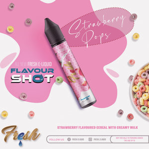 Fresh E-liquid LONGFILL- Strawberry Popz Kit 120ml