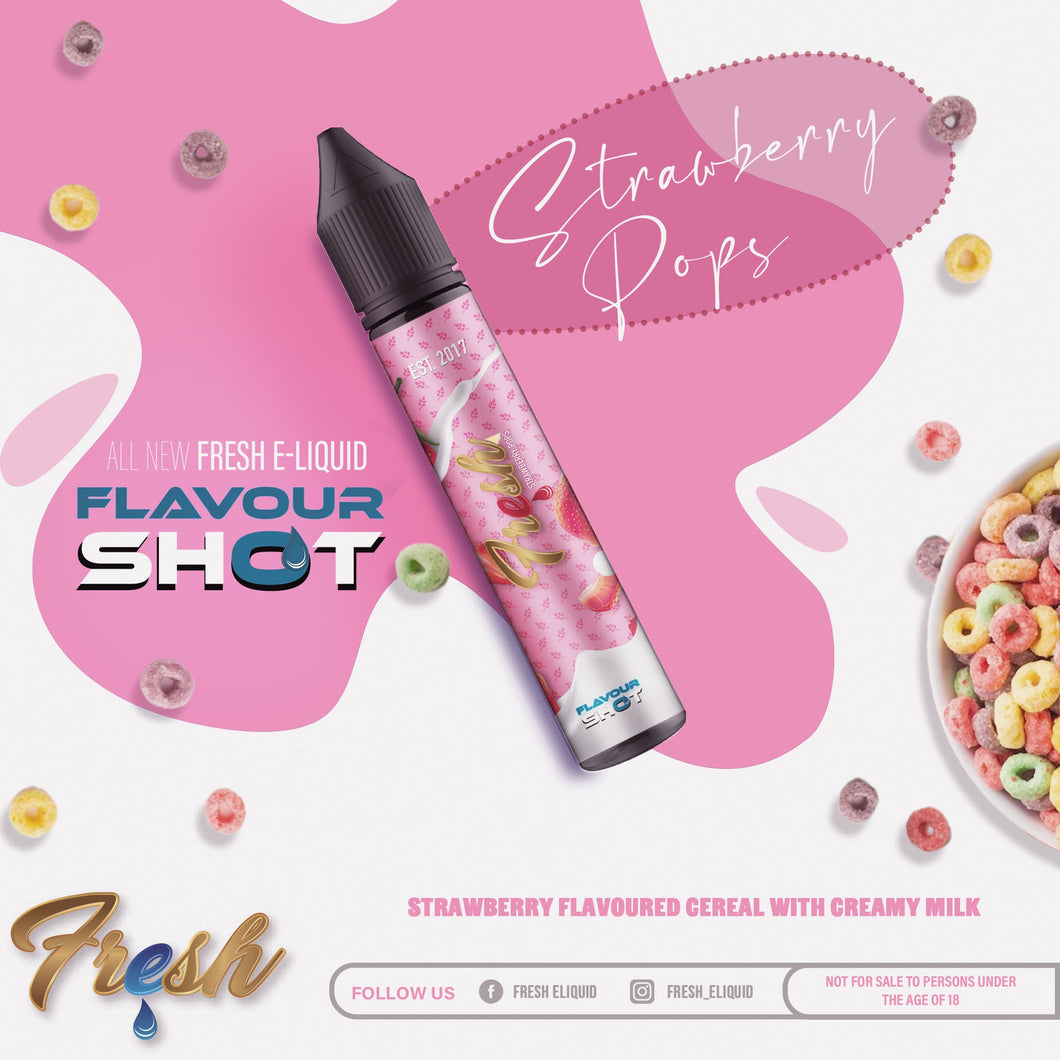 Fresh E-liquid LONGFILL- Strawberry Popz Kit 120ml