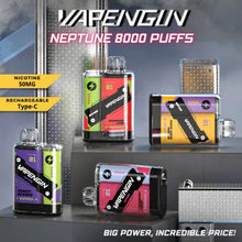 Load image into Gallery viewer, Vapengin - Neptune 8000 Puff Disposable, 50MG
