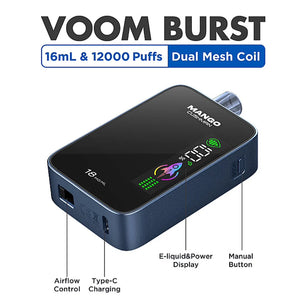 Voom Burst (50Mg) 15000 Puffs Disposable